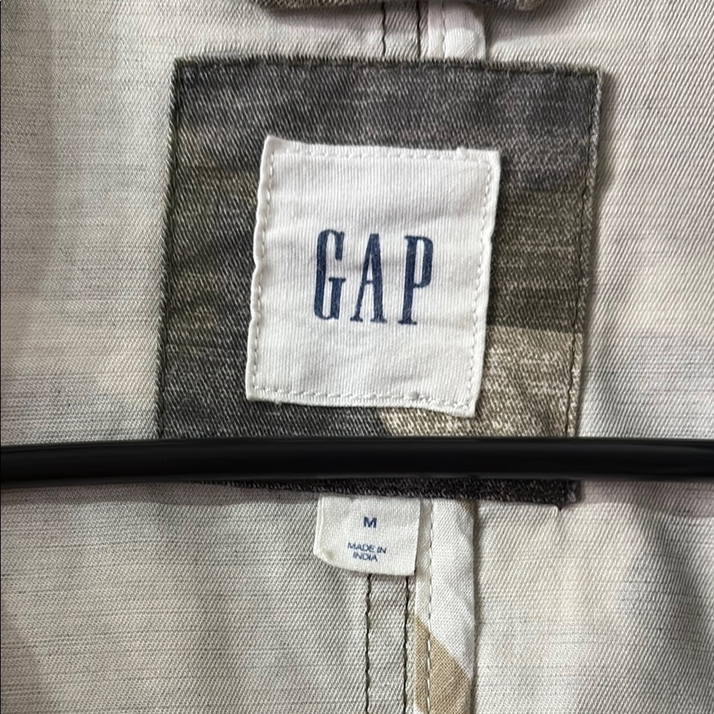 GAP Green Utility Jacket Durable Outdoor Wear - Picture 2 of 6